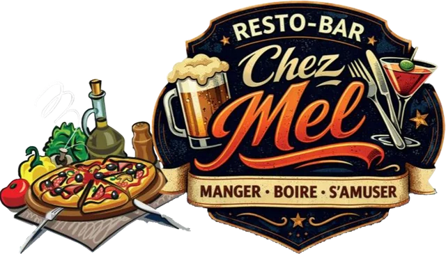 Logo du Resto-bar Chez Mel : Manger · Boire · S’amuser